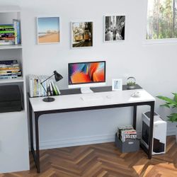 White Office Desk 
