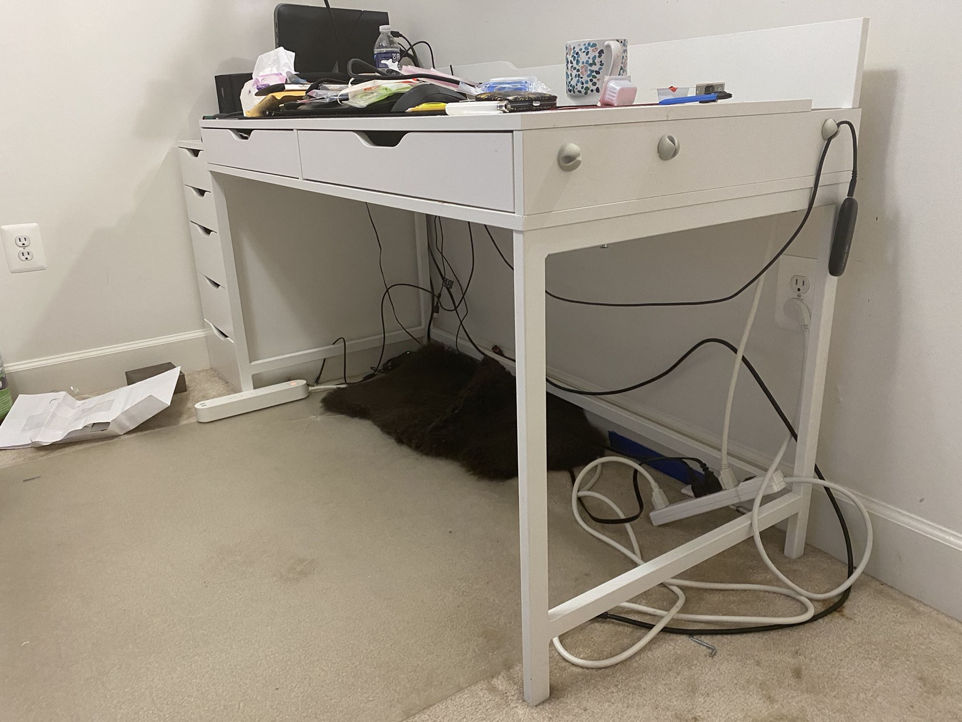 Ikea Desk and Drawer