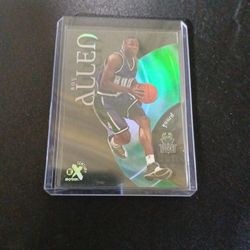 1999 Skybox EX 2000 Ray Allen Acetate Card