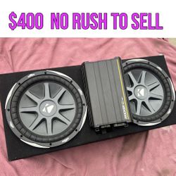 ($400 no menos/ no less) CVX 12s / Kicker amp / ported sub box
