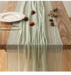 5 sage green cheesecloths