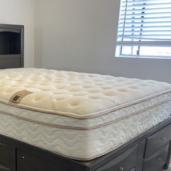 Queen Size Mattress - Organic Cotton Pillow Top 
