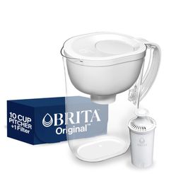 New Brita 10 Cup Water Pitcher and Filter