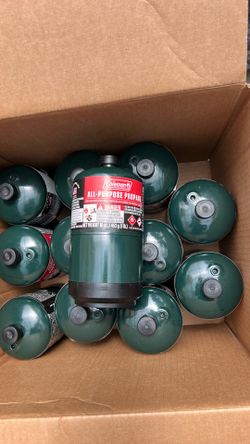 Coleman All Purpose Propane Gas Cylinder 16 oz 12 PACK BRAND NEW