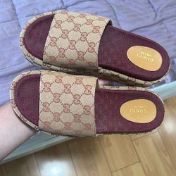 Gucci Platform Slides