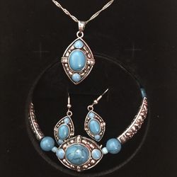 Turquoise jewelry set!