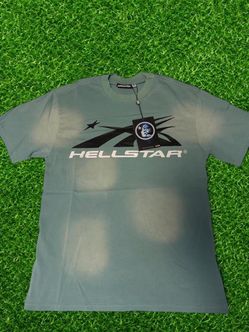 Mens Teal Graphic Tee size S