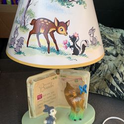 Vintage Bambi Lamp