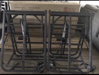 Queen adjustable bed frame with mattress