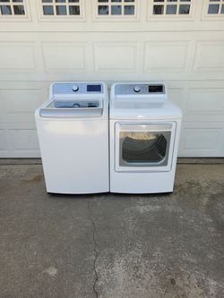 LG WASHER AND GAS DRYER
