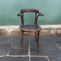 Antique Bentwood Wooden Chair from Poland