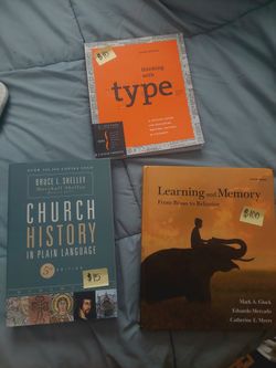 Textbooks CHECK DESCRIPTION
