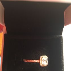 Pandora ring - rose gold and CZ