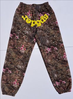 Medium Sp5der OG Web Sweatpants Camo