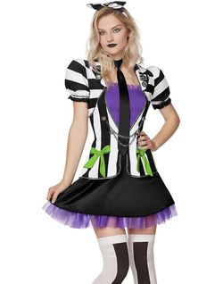 Adult Beetlejuice Dress Costume