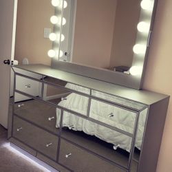 Vanity with dresser