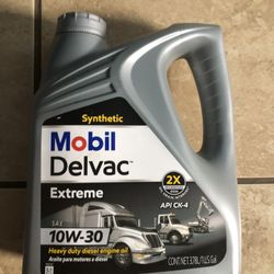 Motor Oil 1 Gal Diesel Mobil Synthetic Full