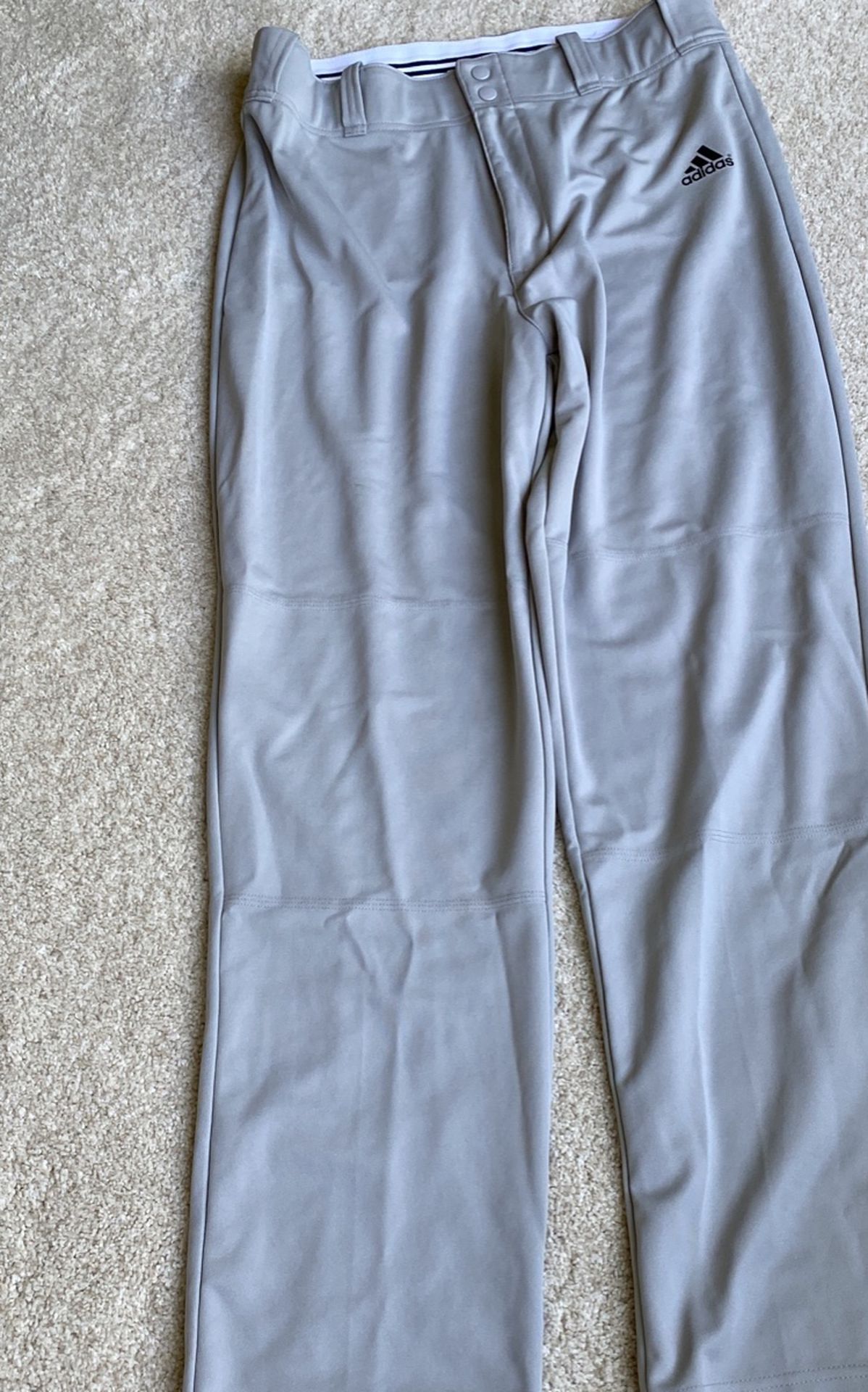 Adidas Climalite gray Baseball Pants  Adult large