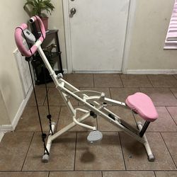 Sportsroyals Pink Squat Machine for Home,Rodeo Core Exercise Machine