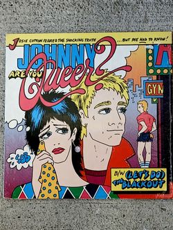 Vintage Vinyl Record (1982) Johnny Are You Queer? 12" Single LGBTQ