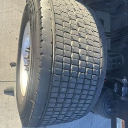 truck wheel and tire