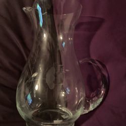VINTAGE PRINCESS HOUSE CRYSTAL PITCHER