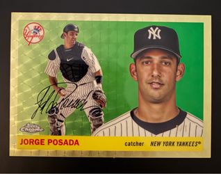 2025 topps chrome platinum Jorge Posada superfractor 1/1