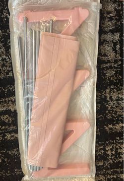 Pink shoe rack