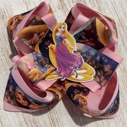 5” Rapunzel Hair Bow 