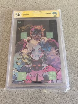 Catwoman 68 NYCC Exclusive CBCS 9.6 Signed Comic Book