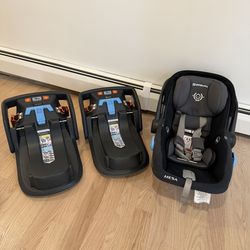 Uppa Baby Car Seat And 2 Bases
