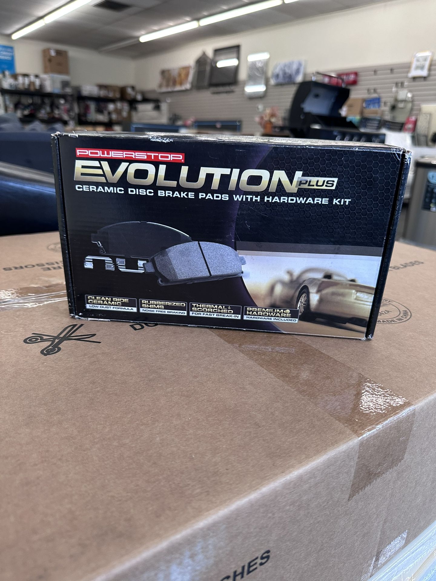 Power Stop Front Z17 Evolution Ceramic Brake Pads with Hardware 17-915A