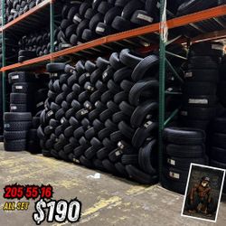 New Tires All 4 205 55 16 $190
