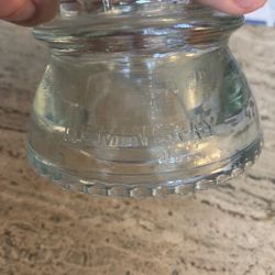  Clear Hemingway Glass Electrical Transformer