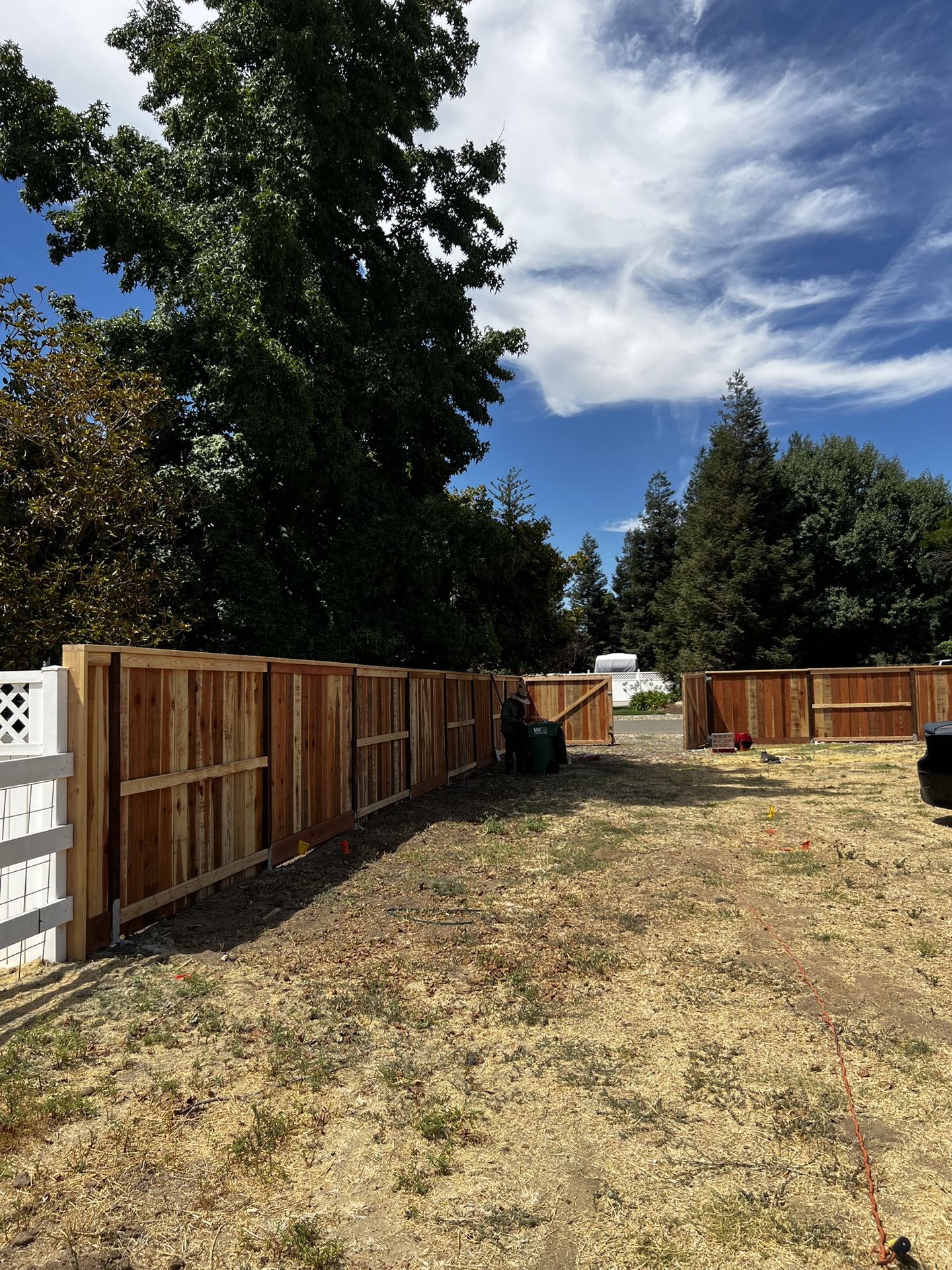 Redwood Cedar Pine Fence 6ft 7ft