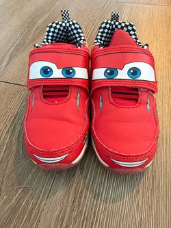 Disney Cars Lightning McQueen Toddler Light Up Sneakers