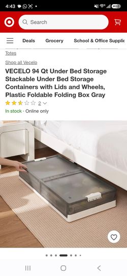 3 Nice Box Storage With Wheels