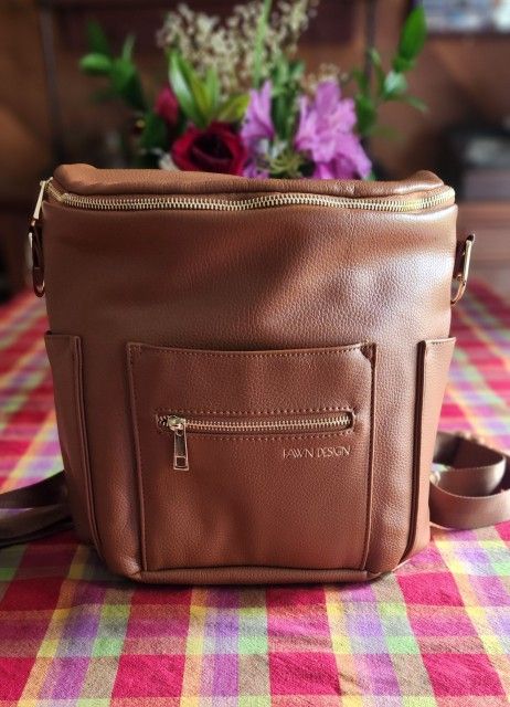 FAWN Leather Diaper Bag