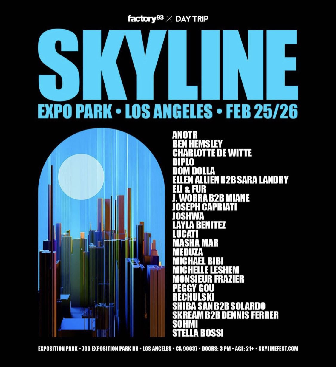 Skyline 2-Day VIP Ticket 