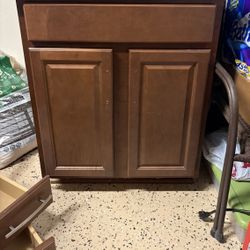 Garage Bathroom Kitchen Cabinet W Quartz Top Drawers 