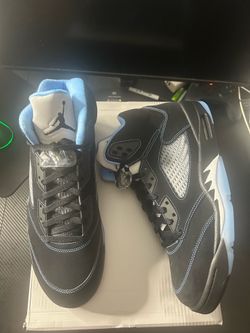 Jordan 5 Black University Blue Size 12