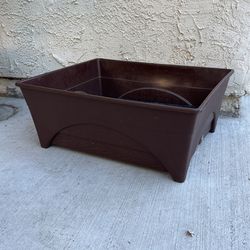 Big Dark Brown Planter