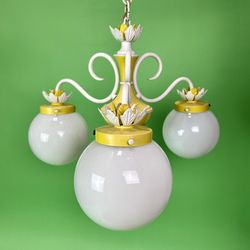 Vintage Tole Chandelier 