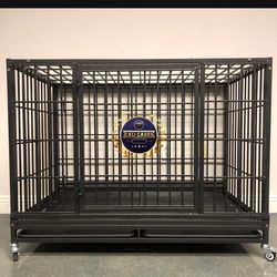 Dog pet cage kennel size 48” xl with grid and tray new in box 📦