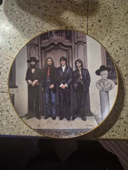 The Beatles Collector Plate with Gold Rim