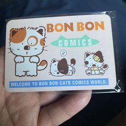1988 Vintage Bon Bon Cats Magnetic Phone Address Book