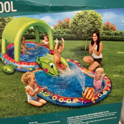 Splash And Fun Two Pools And Slide Brand New Inbox Never Been Out Never Been Used