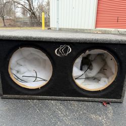 2 10"Subwoofer kicker made ported box 