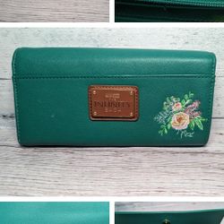 Loungefly Wallet Marvel Loki Helmet Floral Embroidered Infinity Saga Card Holder