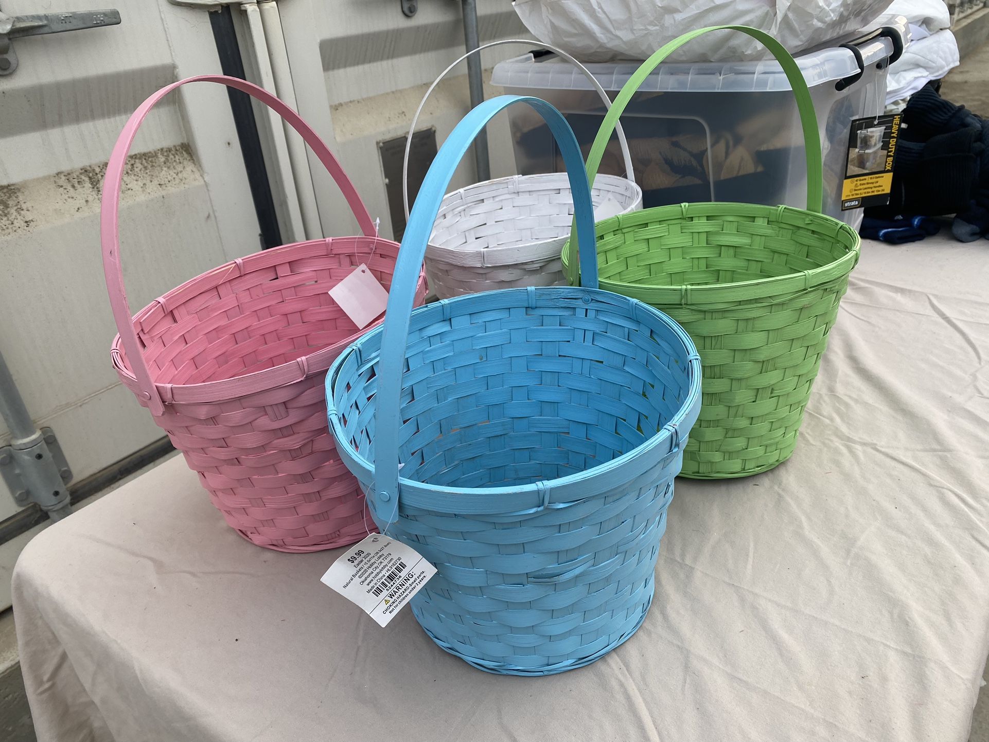 4 Very Nice Colorful Hobby Lobby Baskets